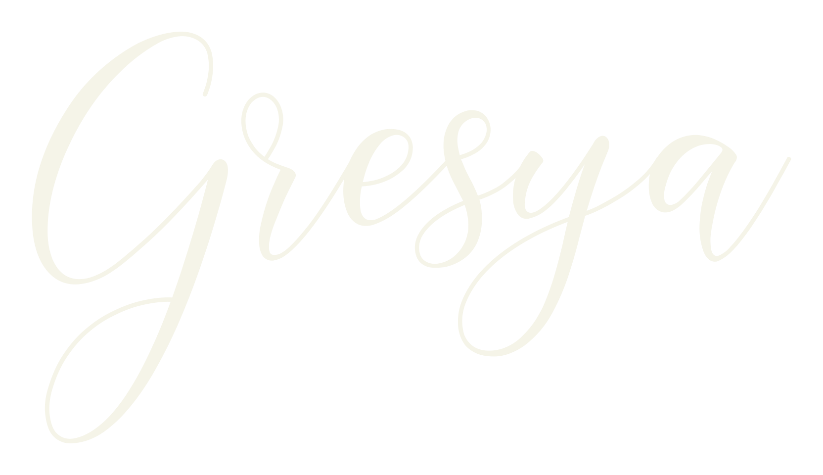 Gresya, stylish font preview