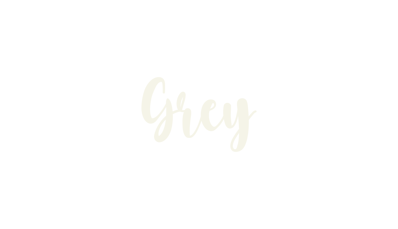 Grey, lettering font preview