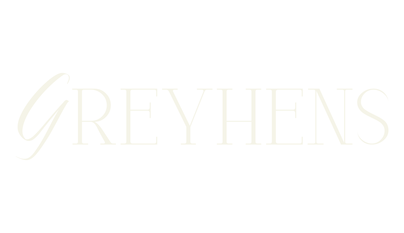 Greyhens, fancy font preview