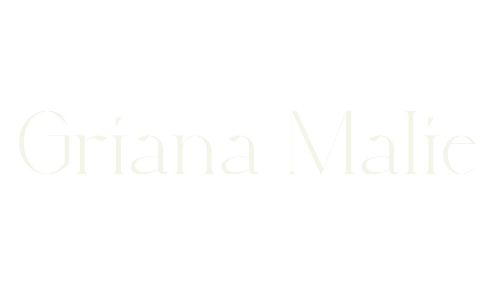 Griana Malie, cafe font preview