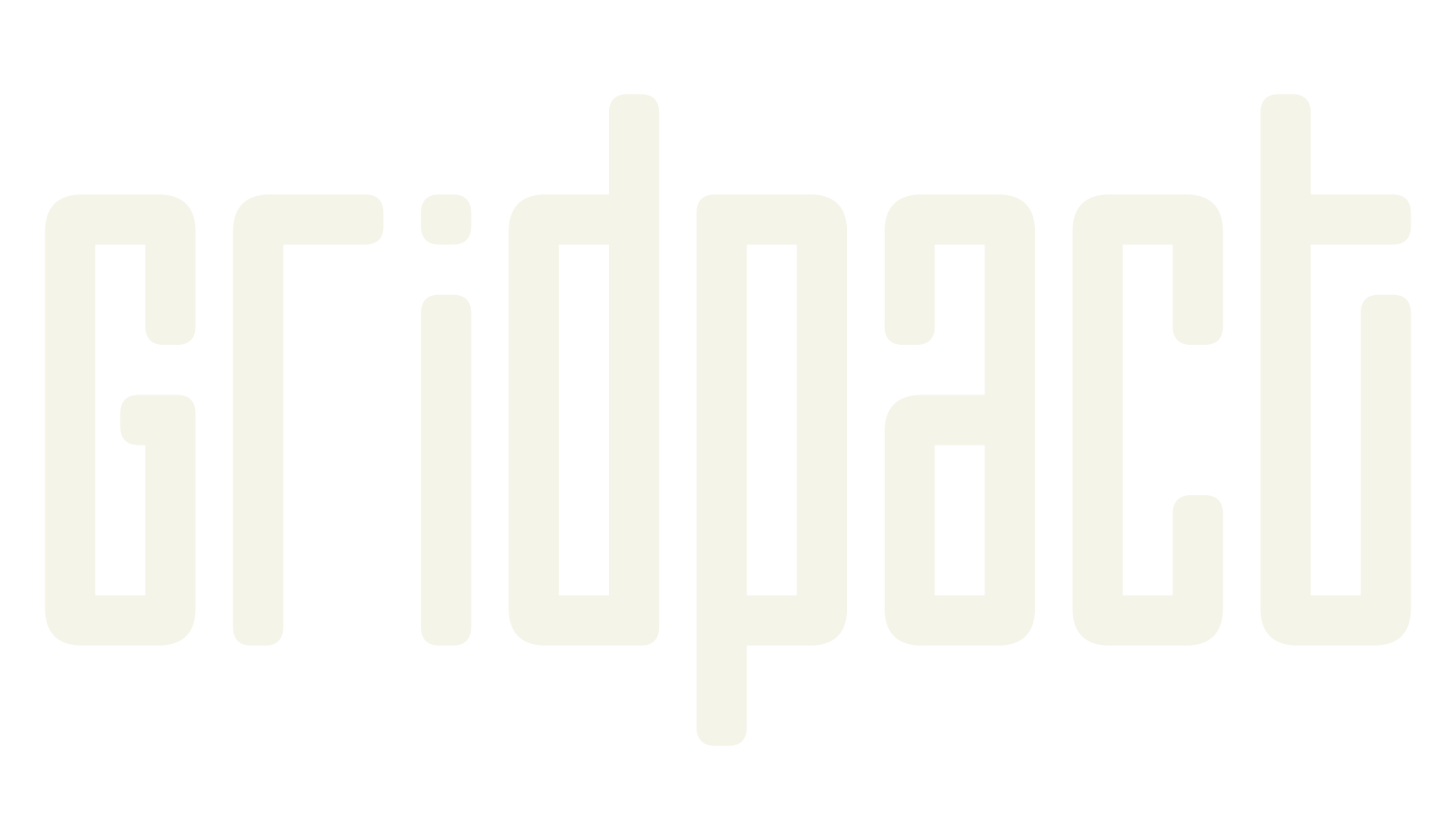 Gridpact, retro font preview
