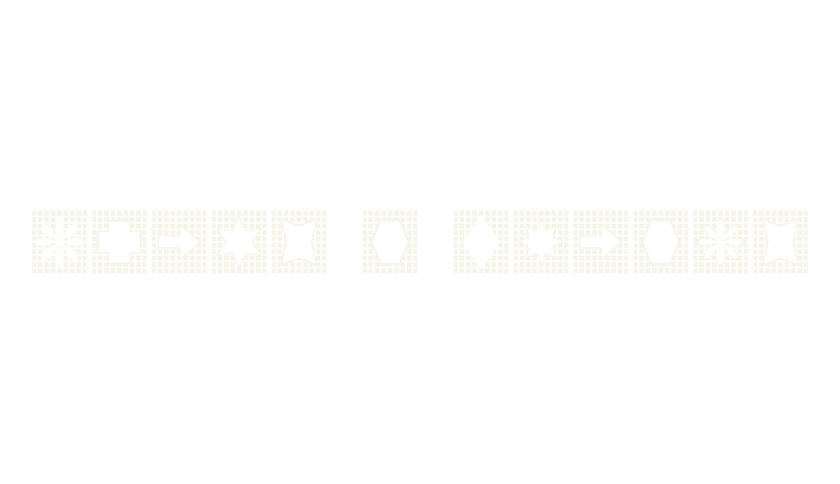 Grids n Things, dingbats font preview