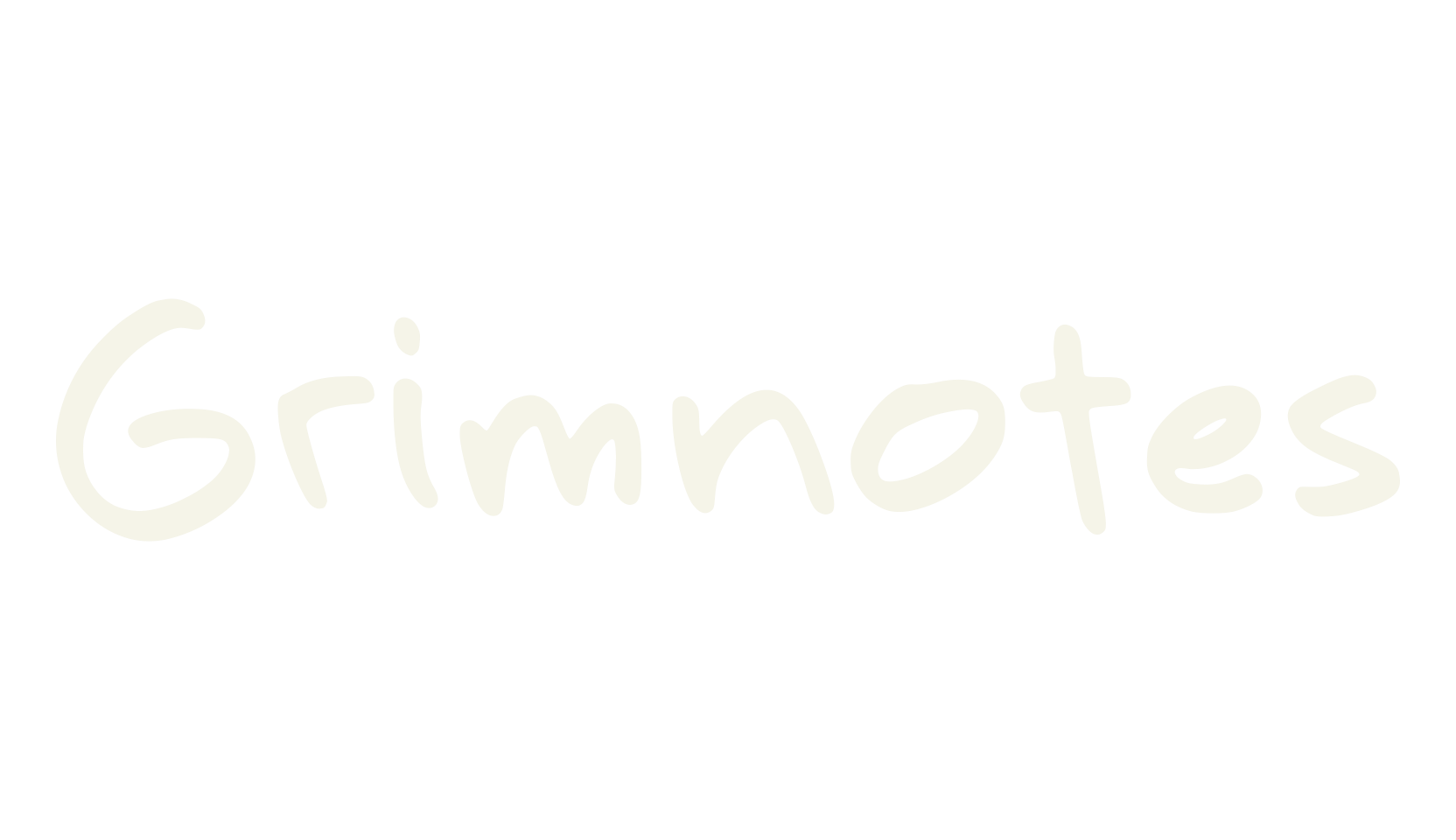 Grimnotes, notes font preview