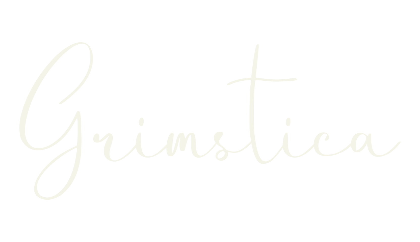 Grimstica, calligraphy font preview