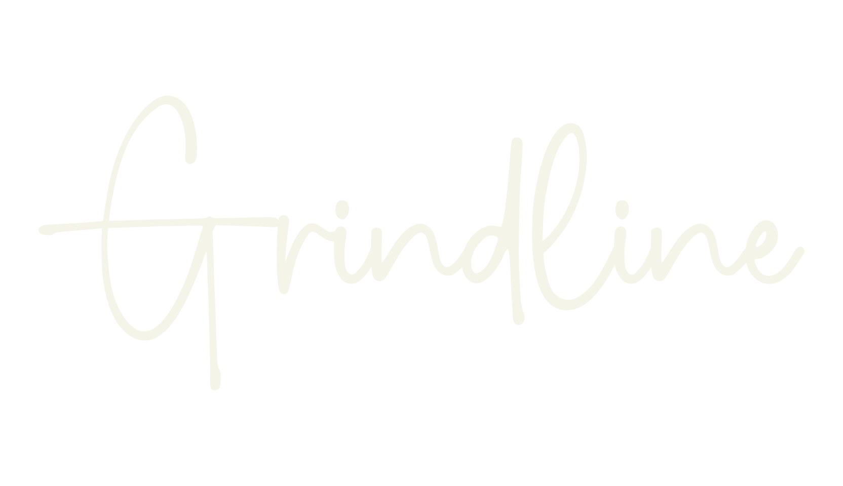 Grindline, fancy font preview
