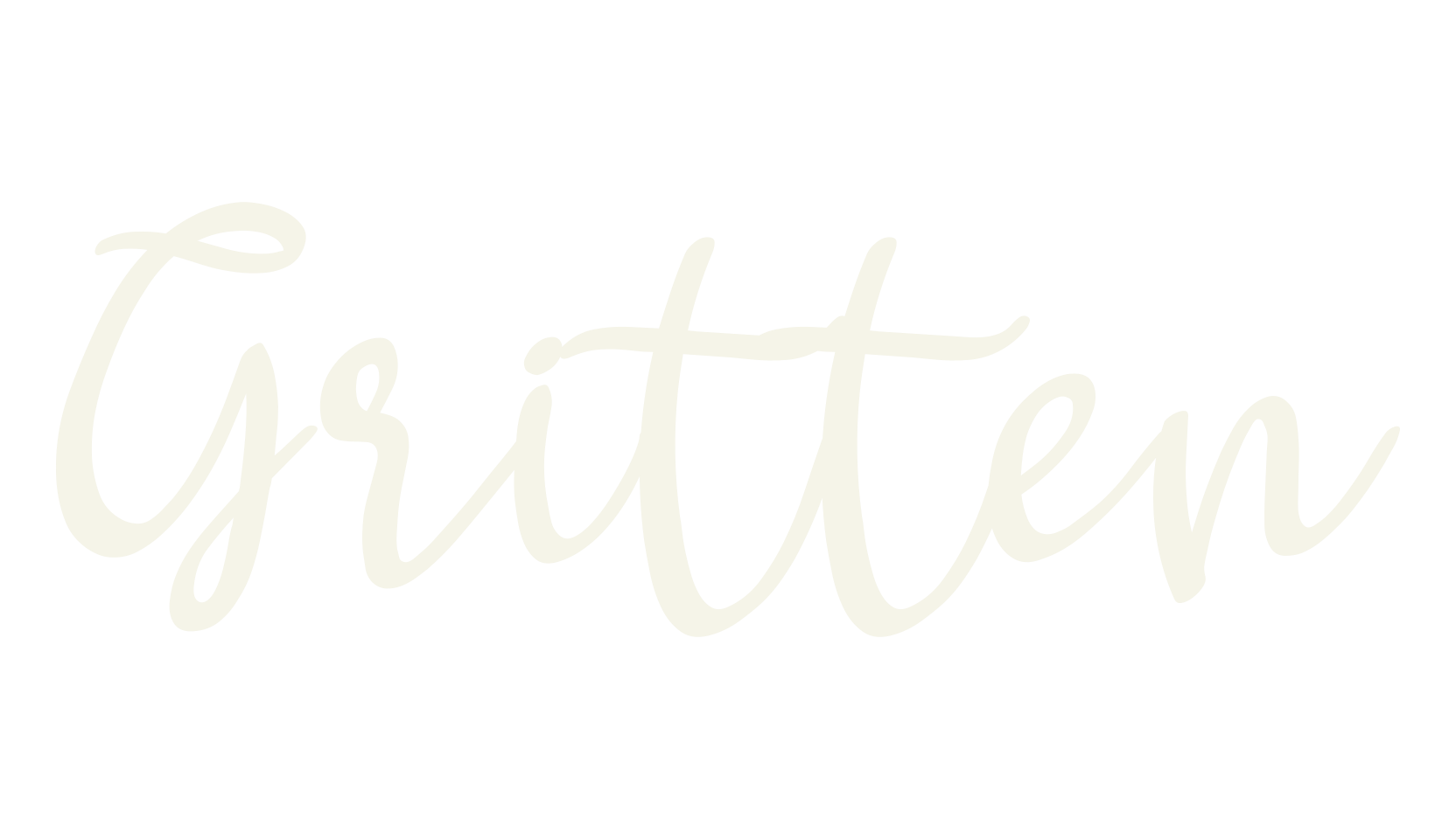 Gritten, hand lettering font preview
