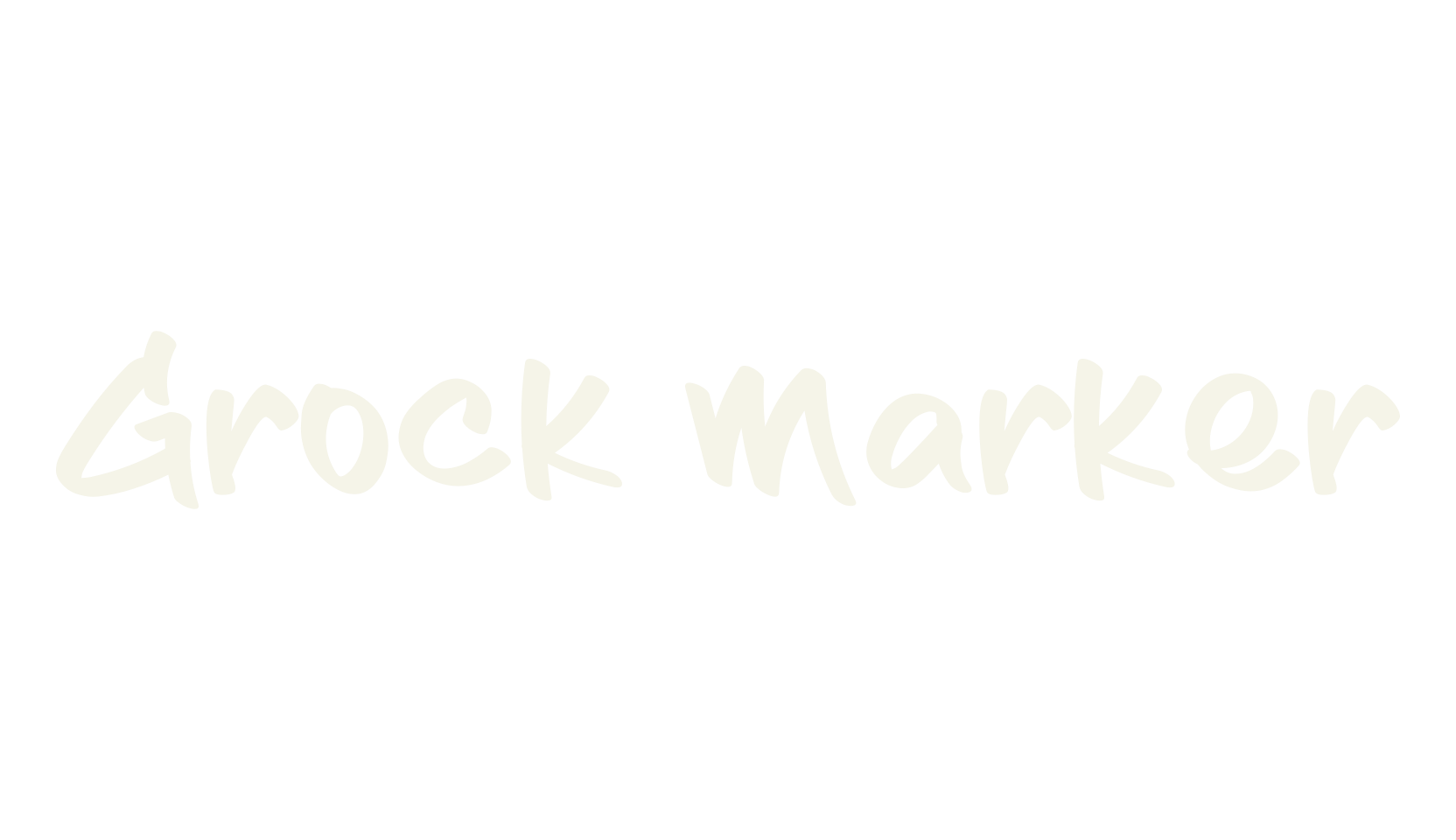 Grock Marker, marker font preview