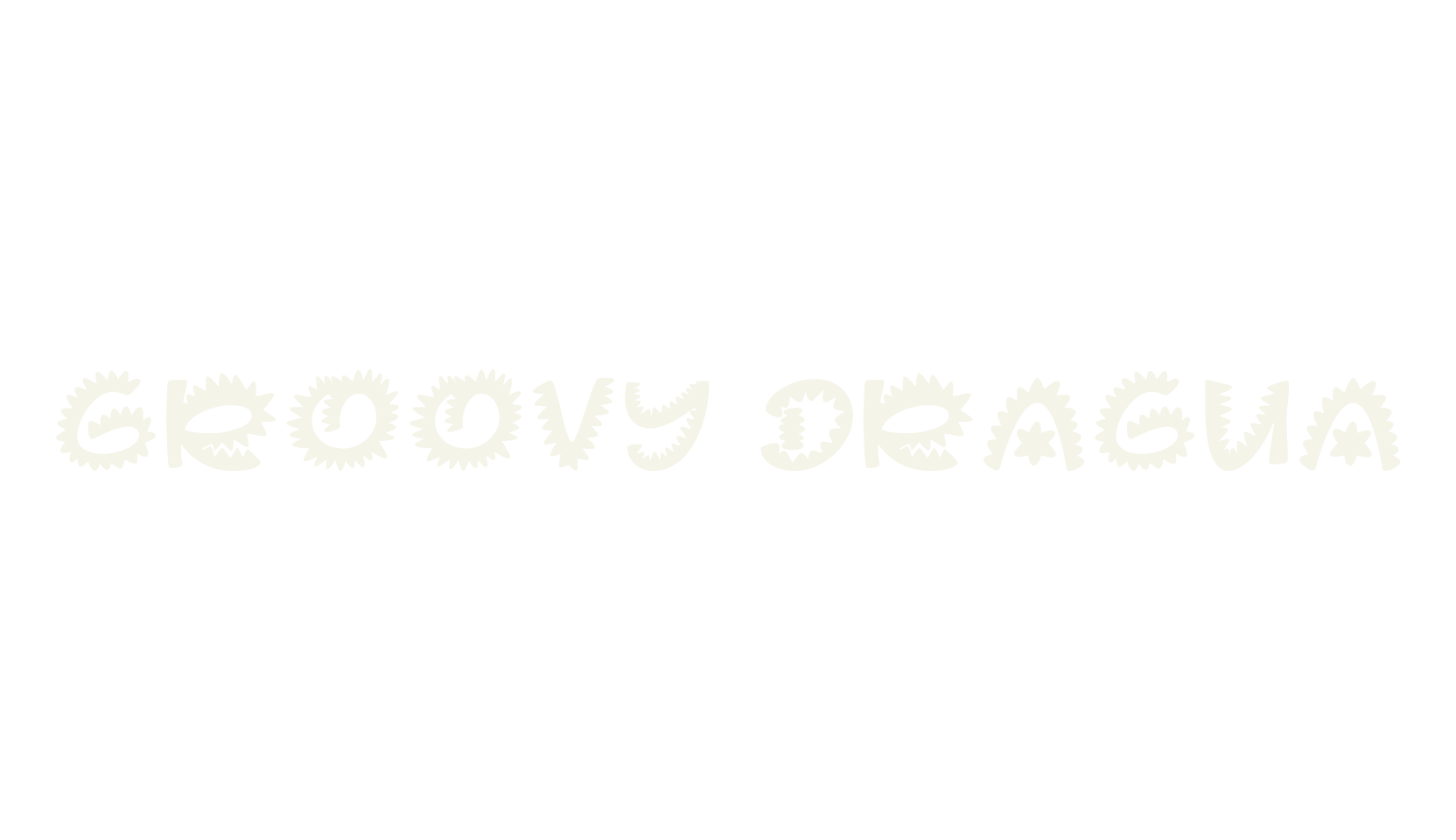 Groovy Dragua, funky font preview