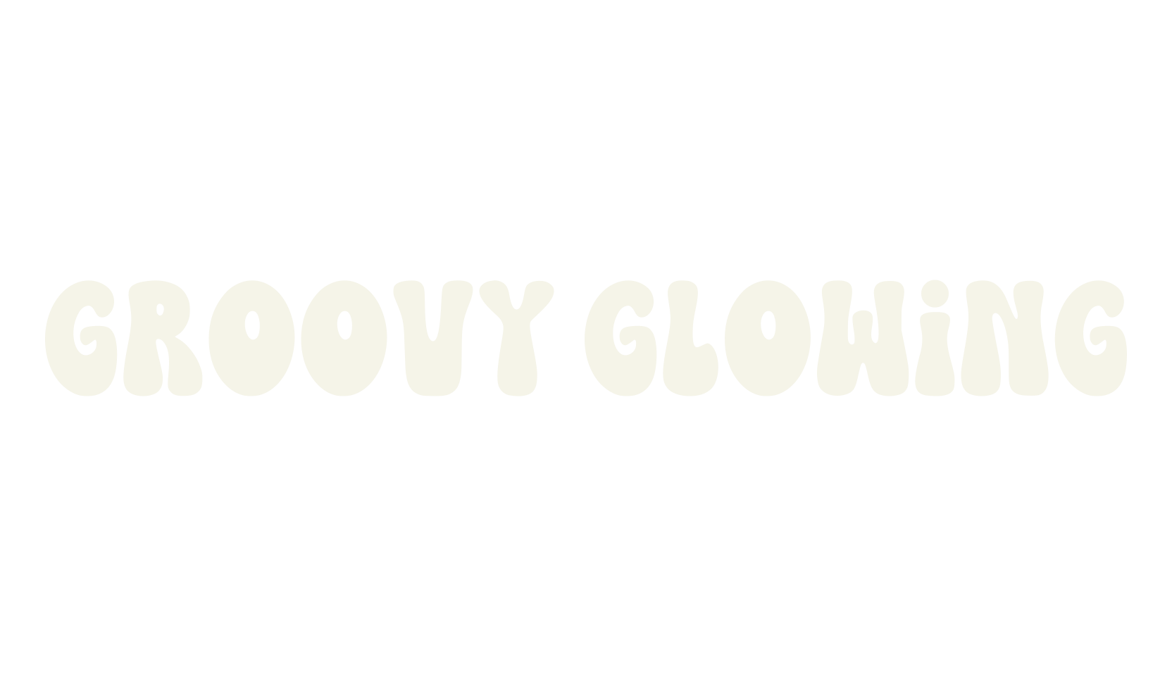 Groovy Glowing, groovy font preview