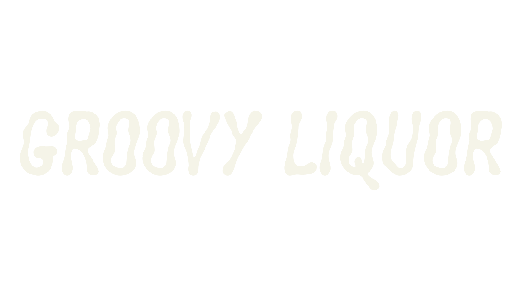 Groovy Liquor, dripping font preview