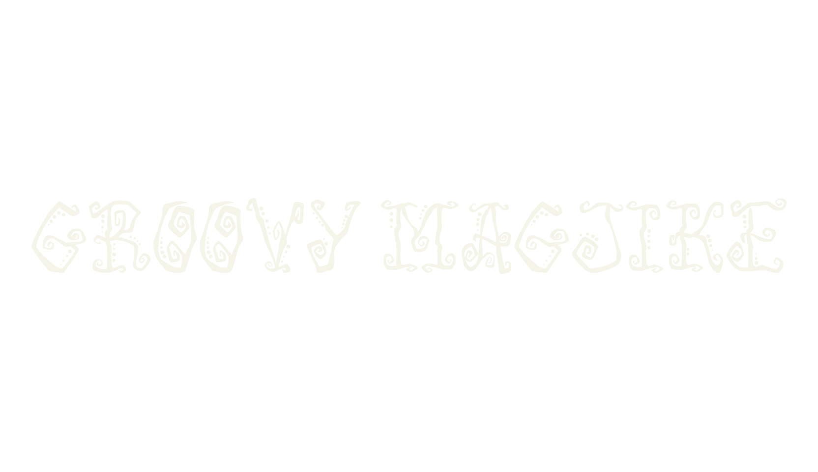 Groovy Magjike, swirly font preview