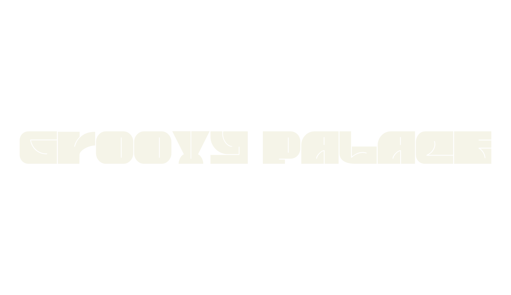 Groovy Palace, typewriter font preview