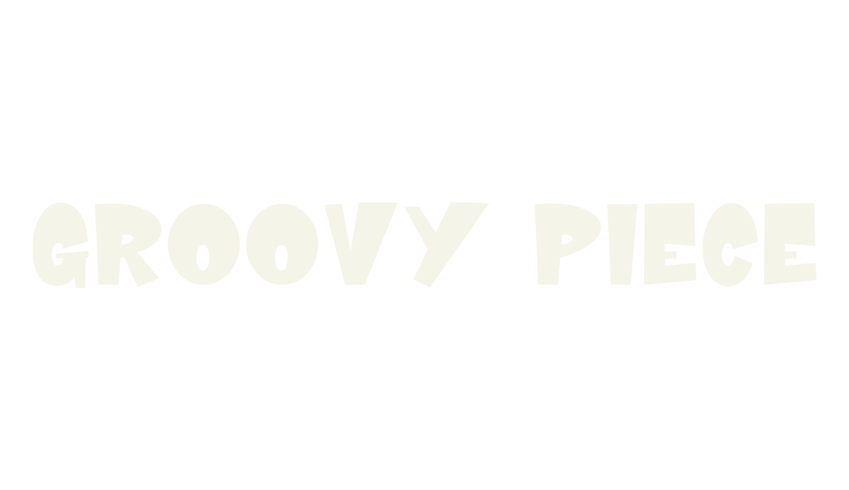 Groovy Piece, groovy font preview