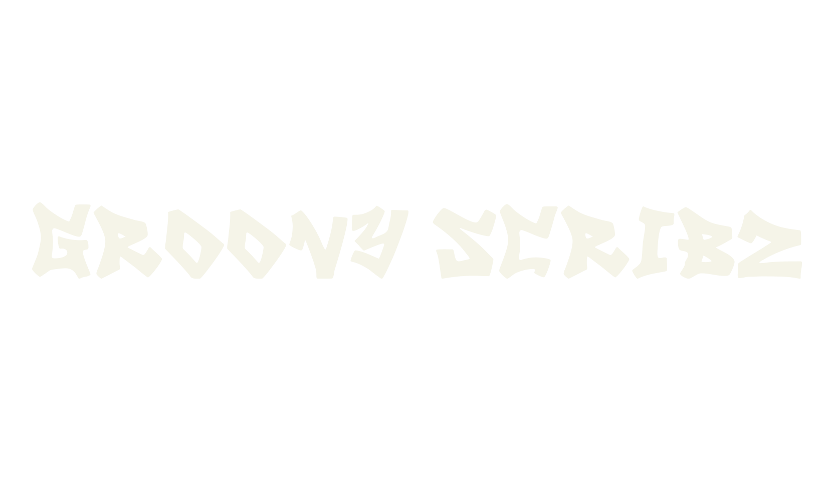 Groovy Scribz, graffiti font preview