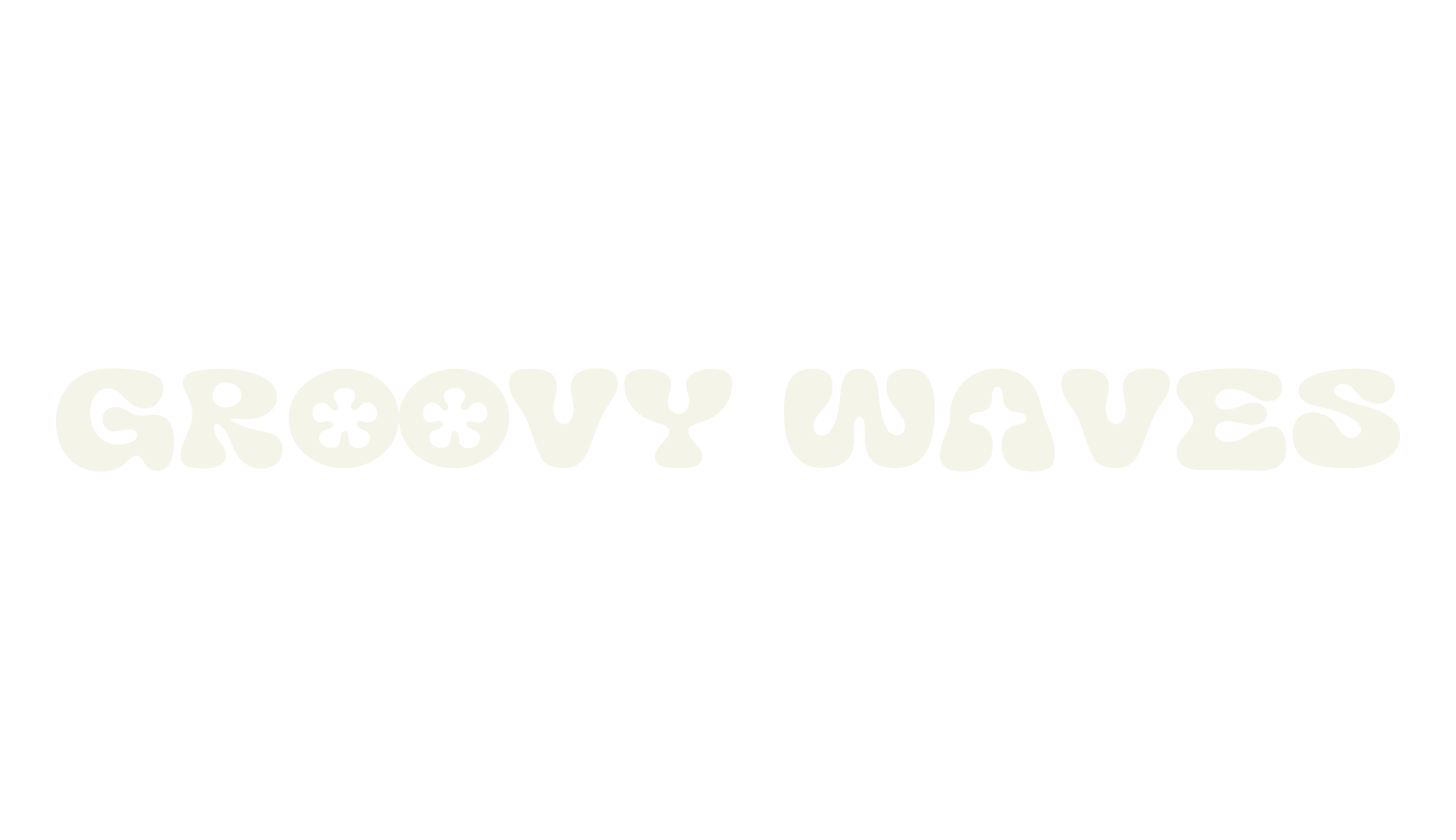 Groovy Waves, groovy font preview