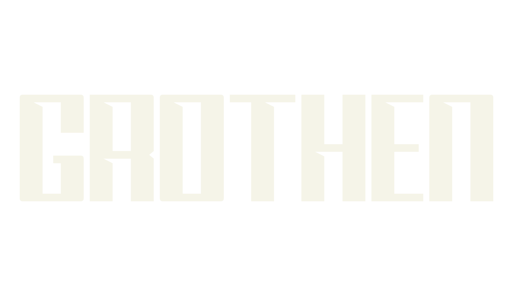 GROTHEN, racing font preview