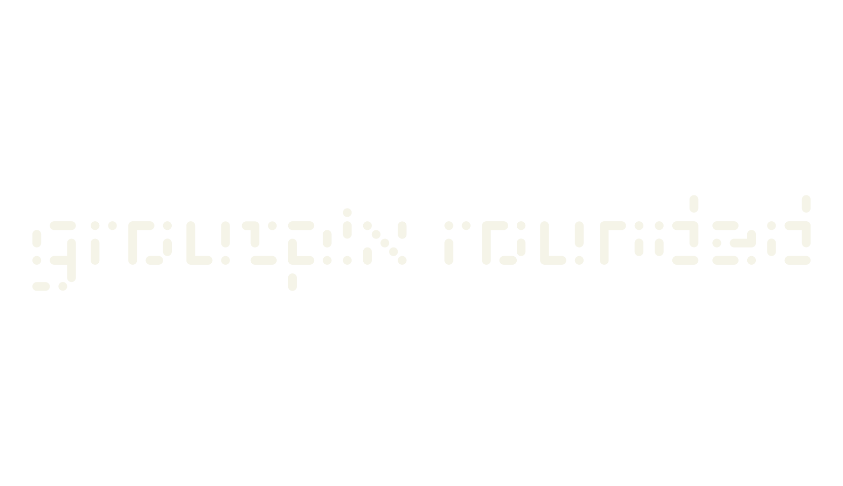 groutpix rounded, digital font preview