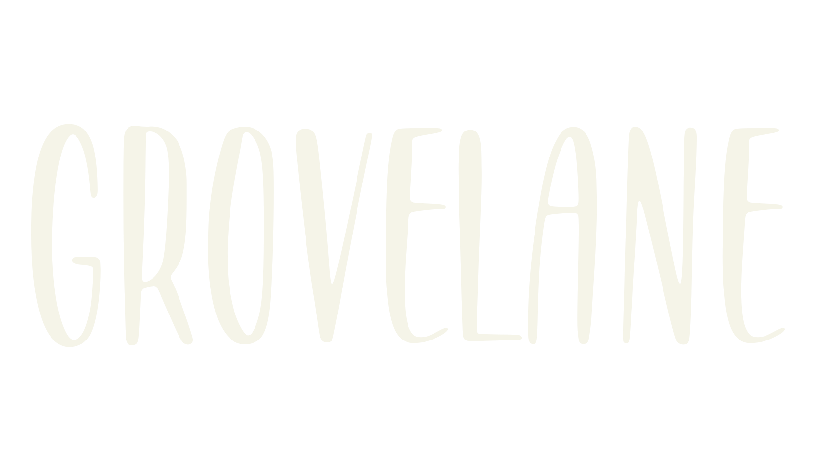 GROVELANE, fashion sign font preview