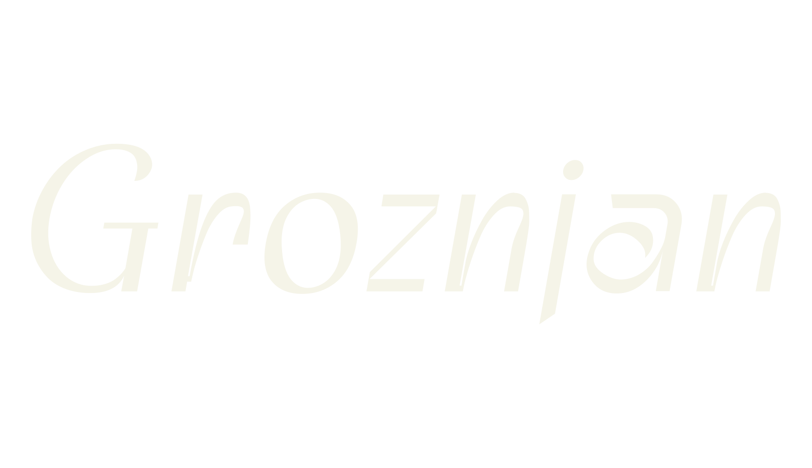 Groznjan, croatian font preview