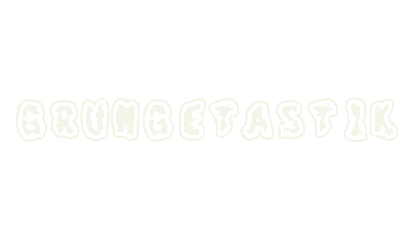 GrungeTastik, messy font preview