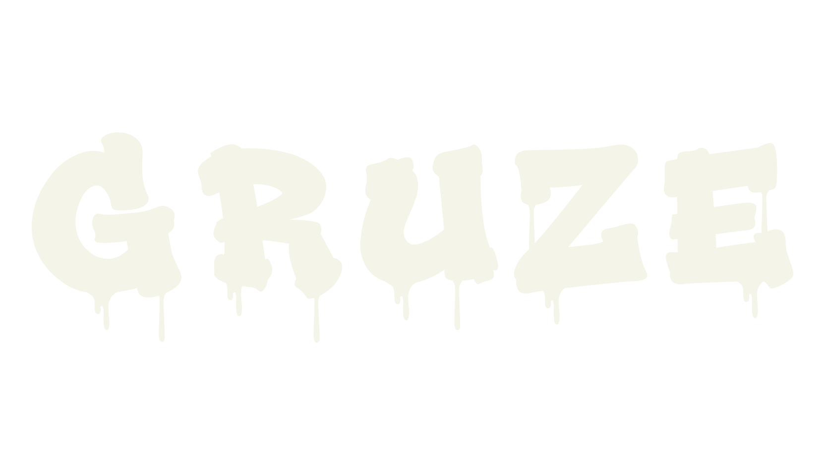 Gruze, graffiti font preview