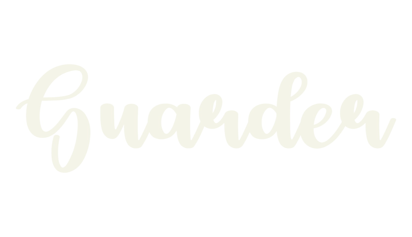 Guarder, calligraphy font preview