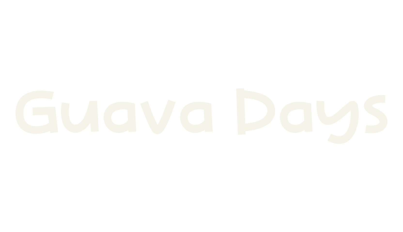 Guava Days, display market font preview
