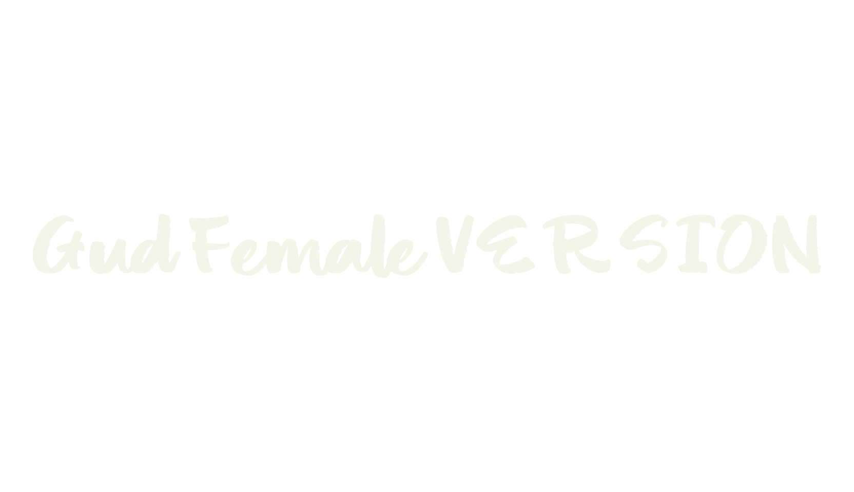 Gud Female VERSION, script font preview