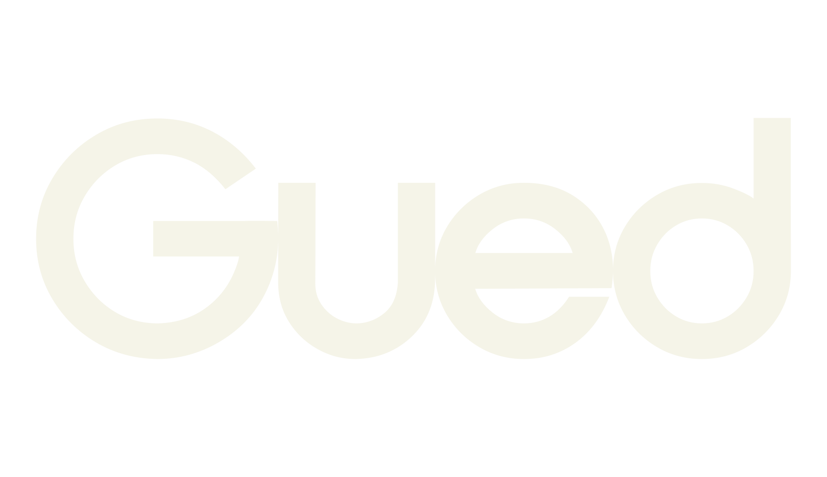 Gued, sans serif font preview