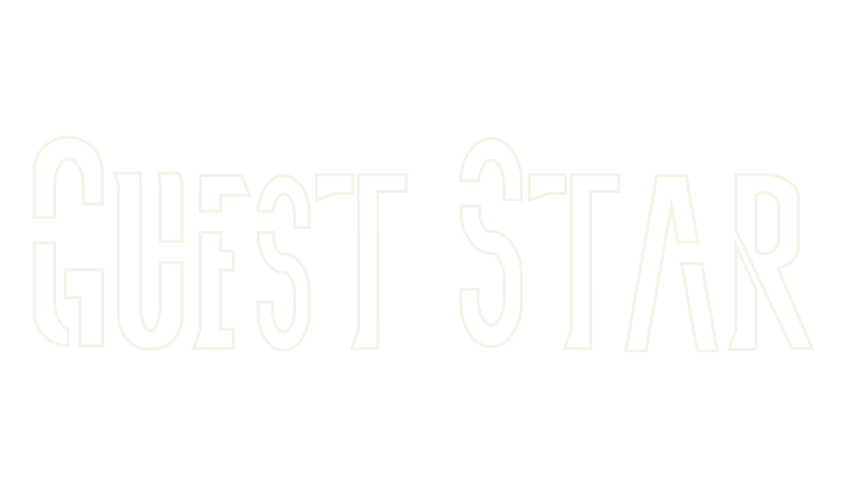 Guest Star, sans serif font preview