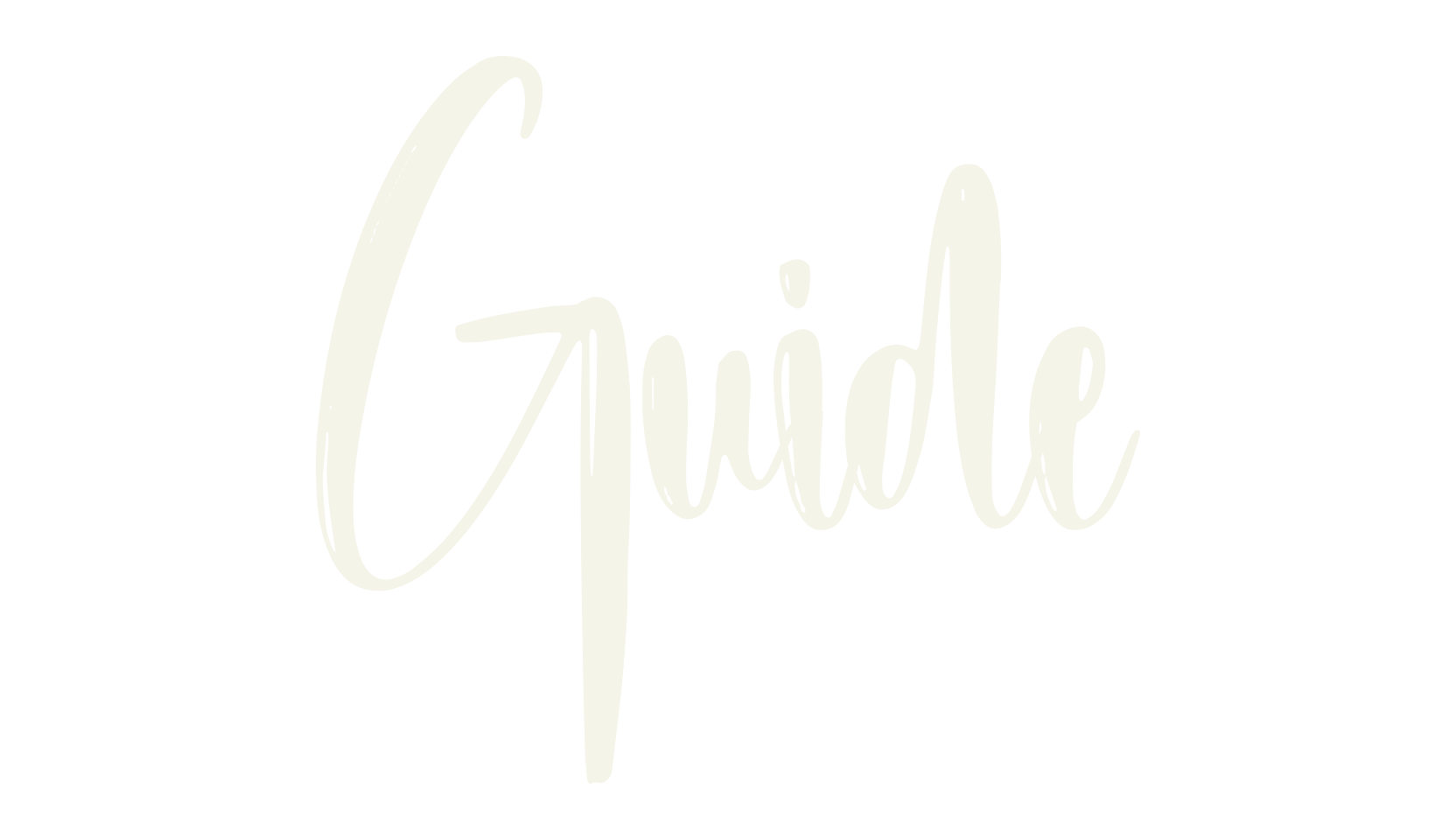 Guide, calligraphy font preview