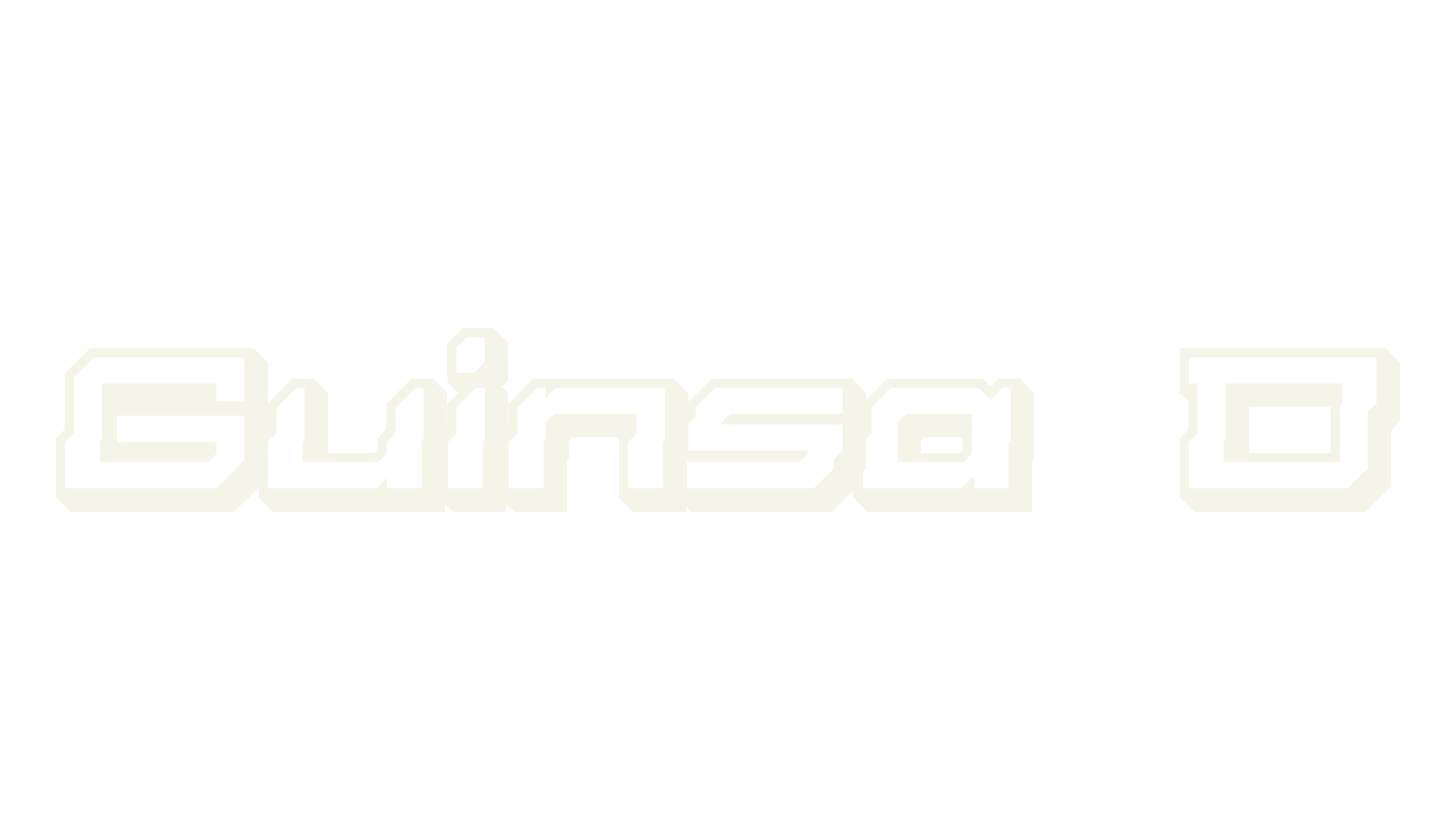 Guinsa 3D, 3d font preview