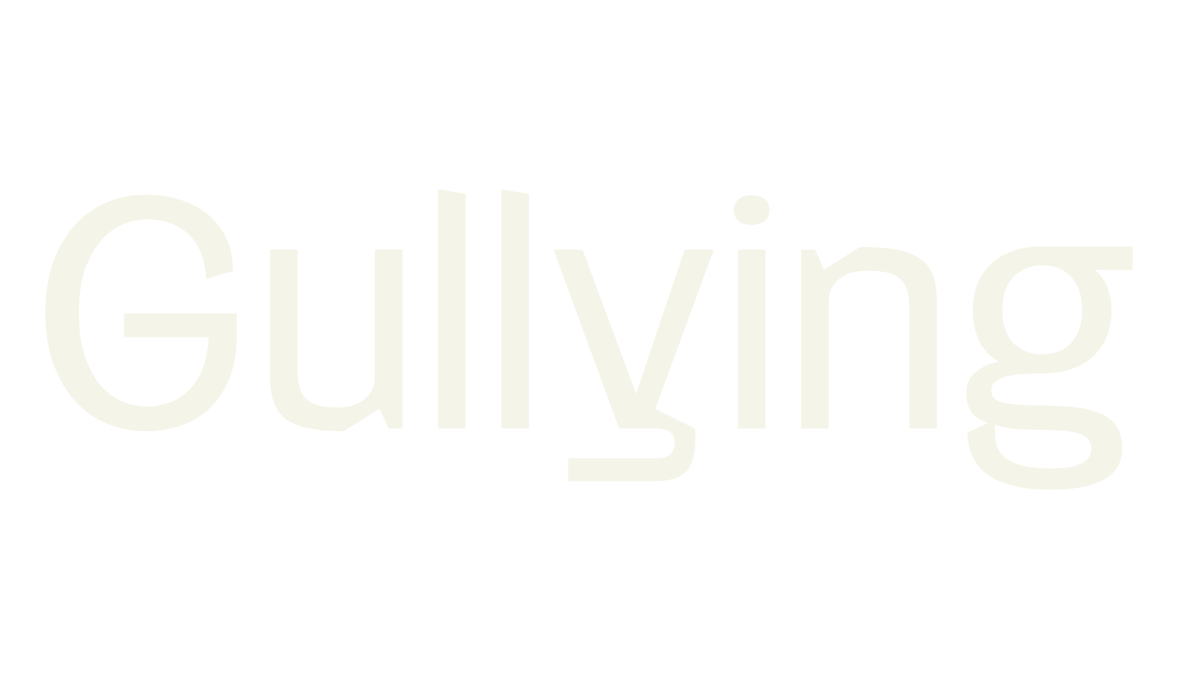 Gullying, sans font preview