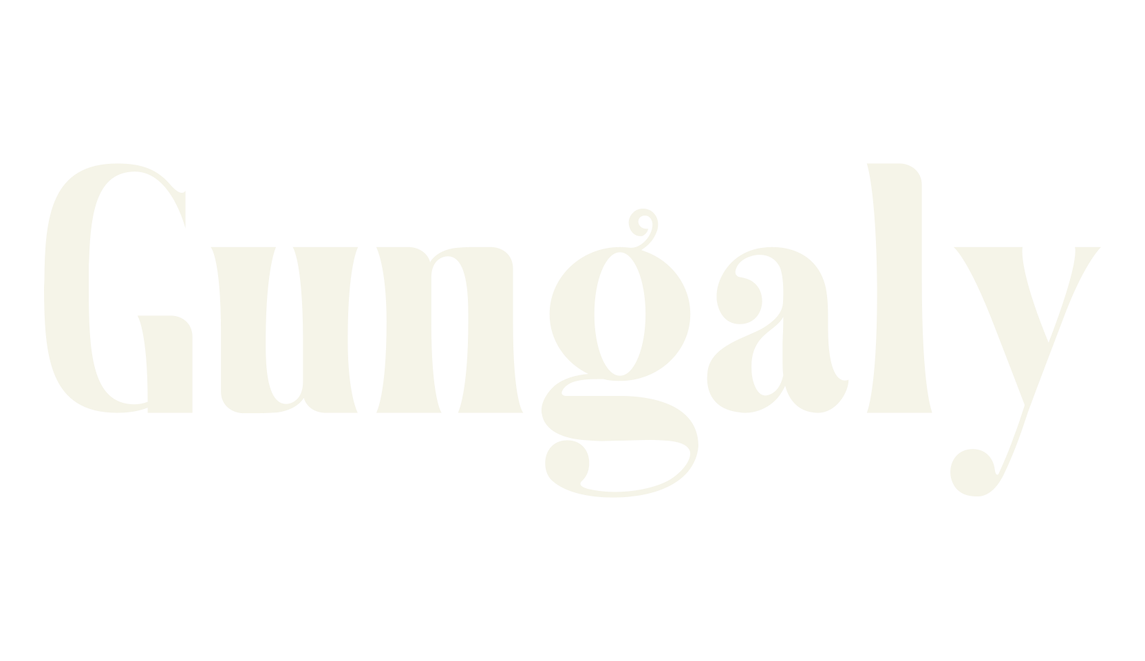 Gungaly, serif font preview
