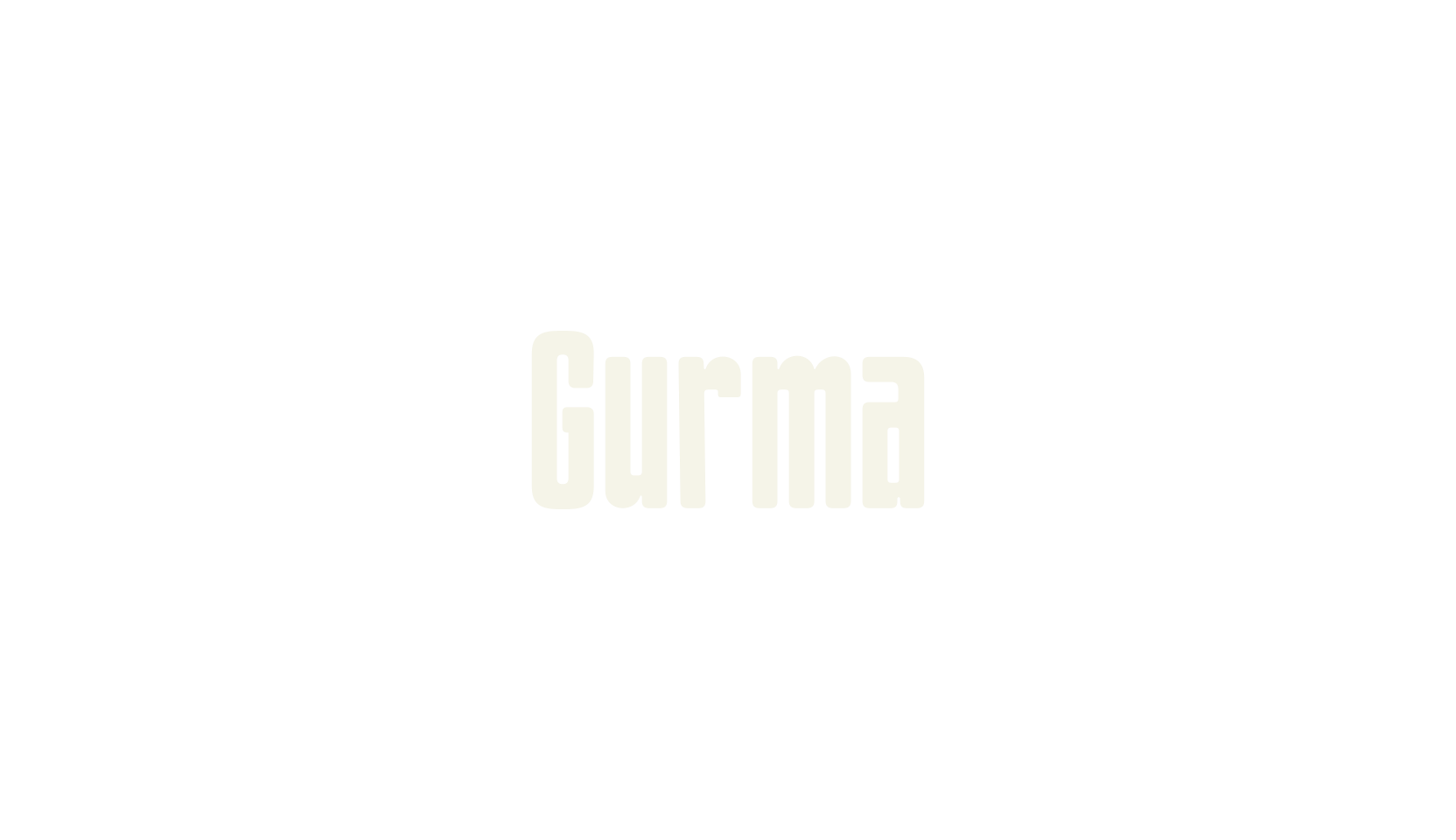 Gurma, condensed font preview