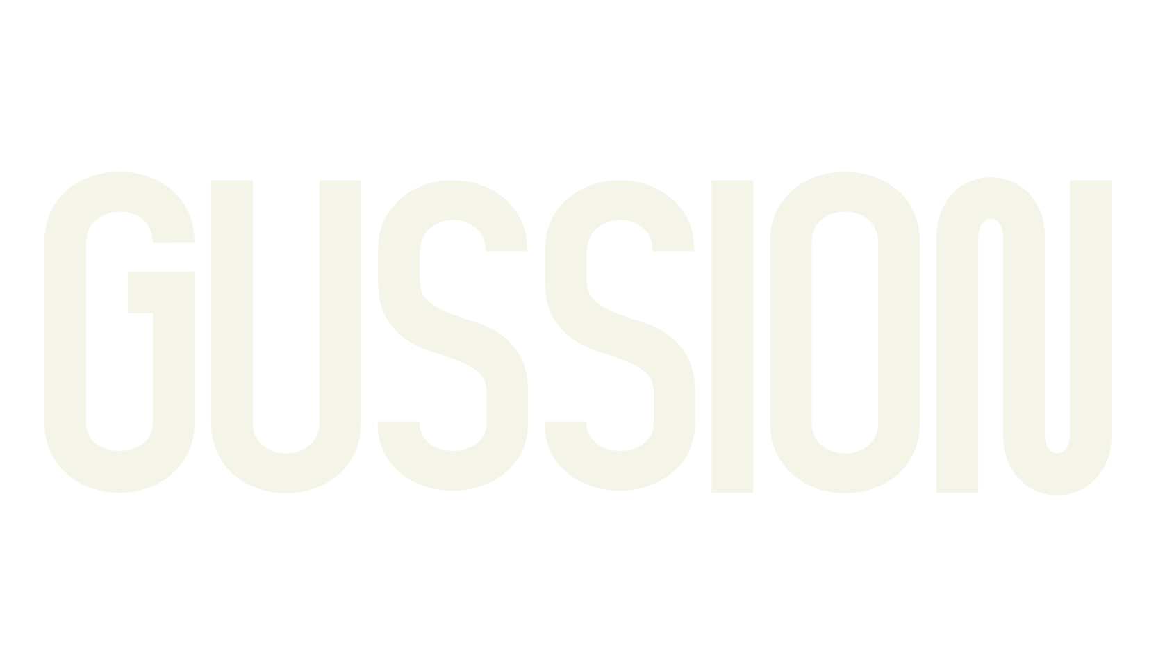 GUSSION, sans serif font preview