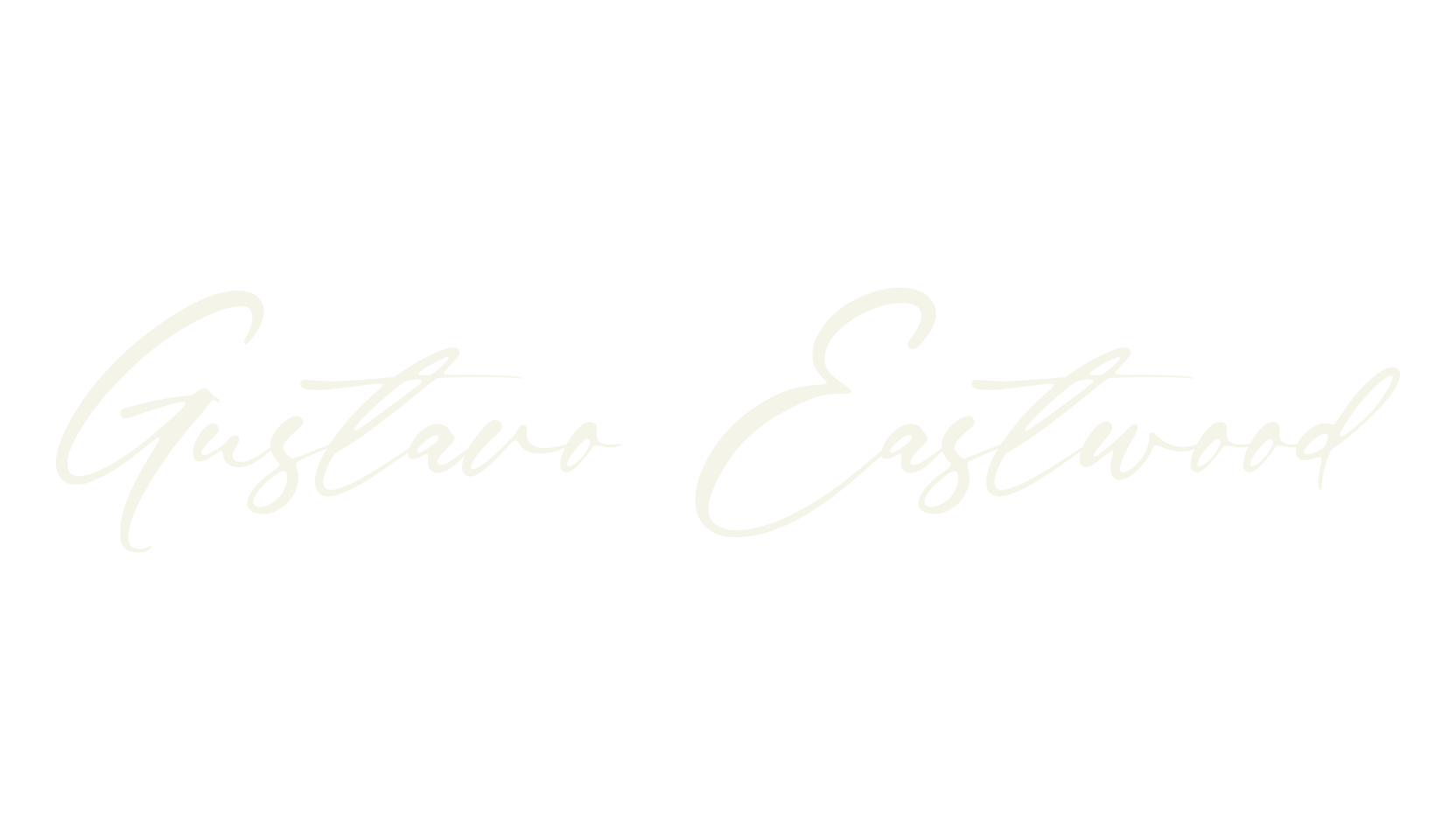 Gustavo Eastwood, fashion script font preview