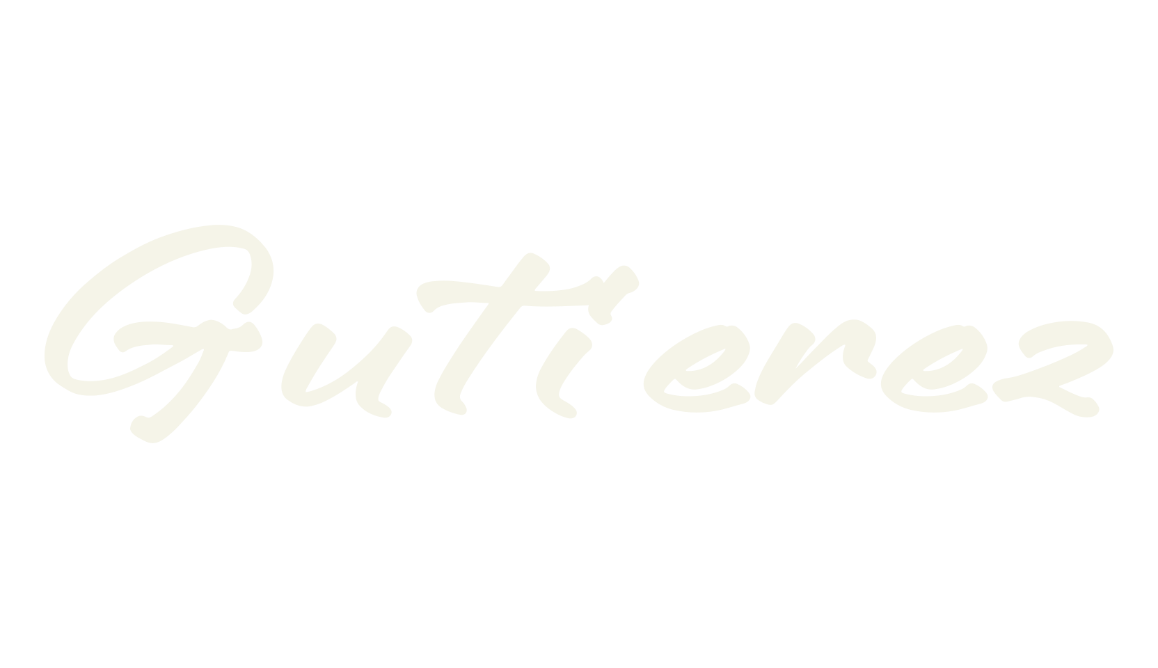 Gutierez, script font preview