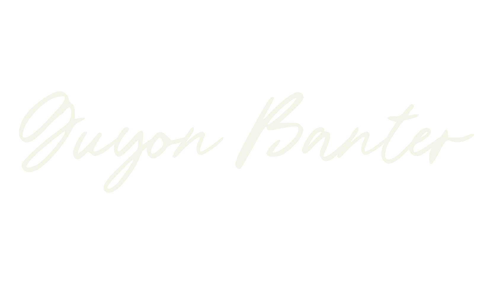 Guyon Banter, handwriting font preview