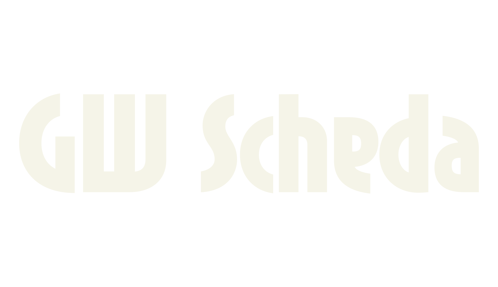 GW Scheda, art deco font preview