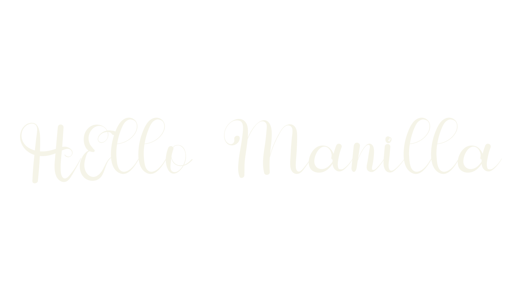HEllo Manilla, heart font preview
