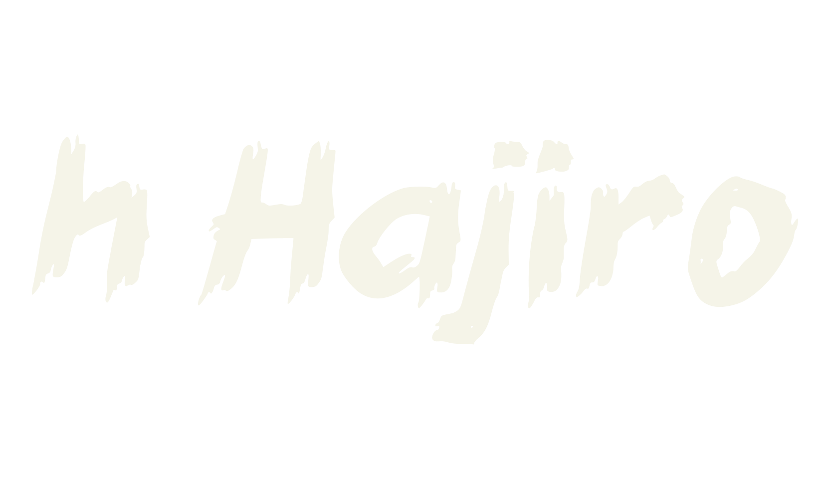h Hajiro, fancy font preview