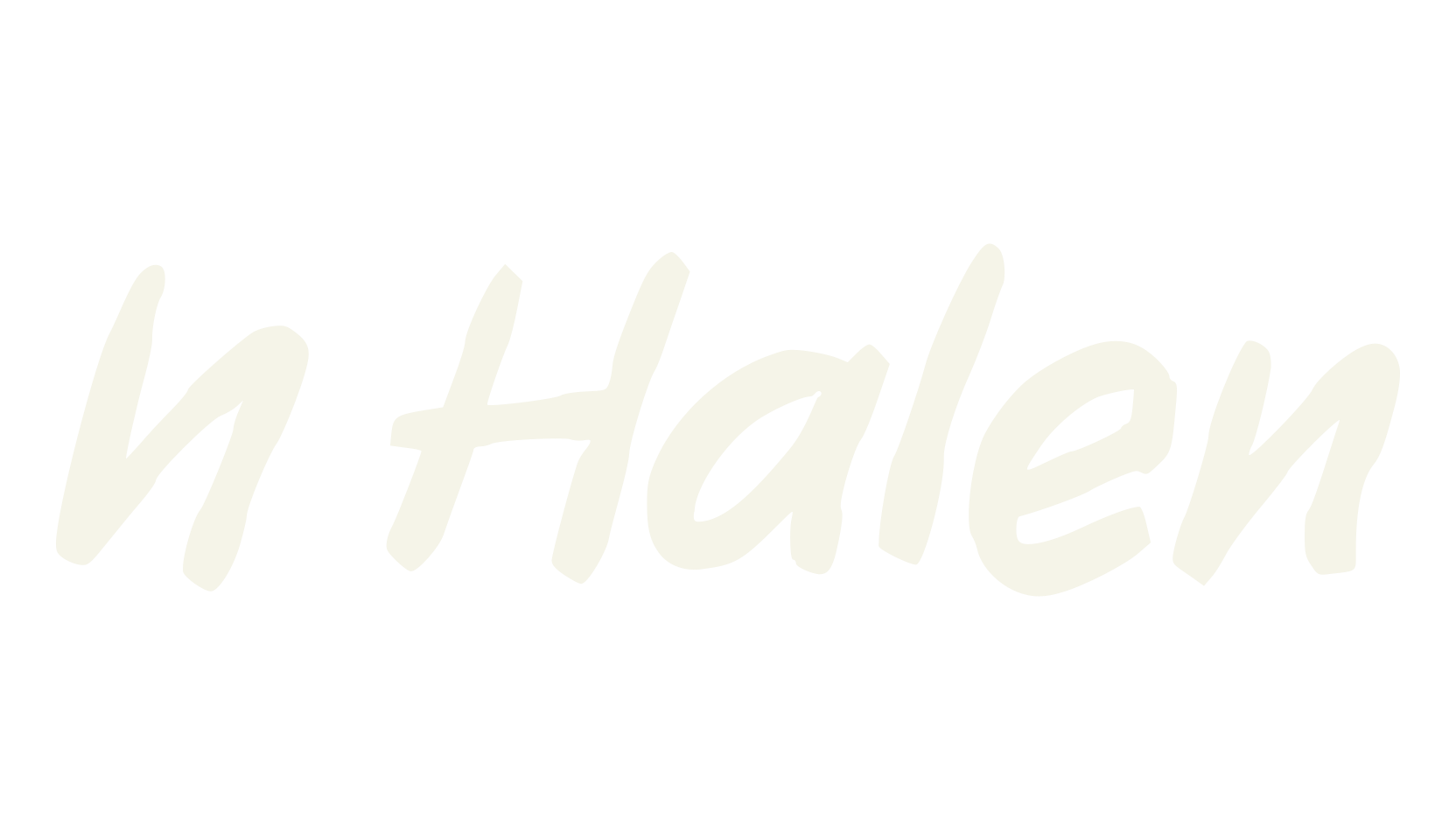 h Halen, handwritten font preview