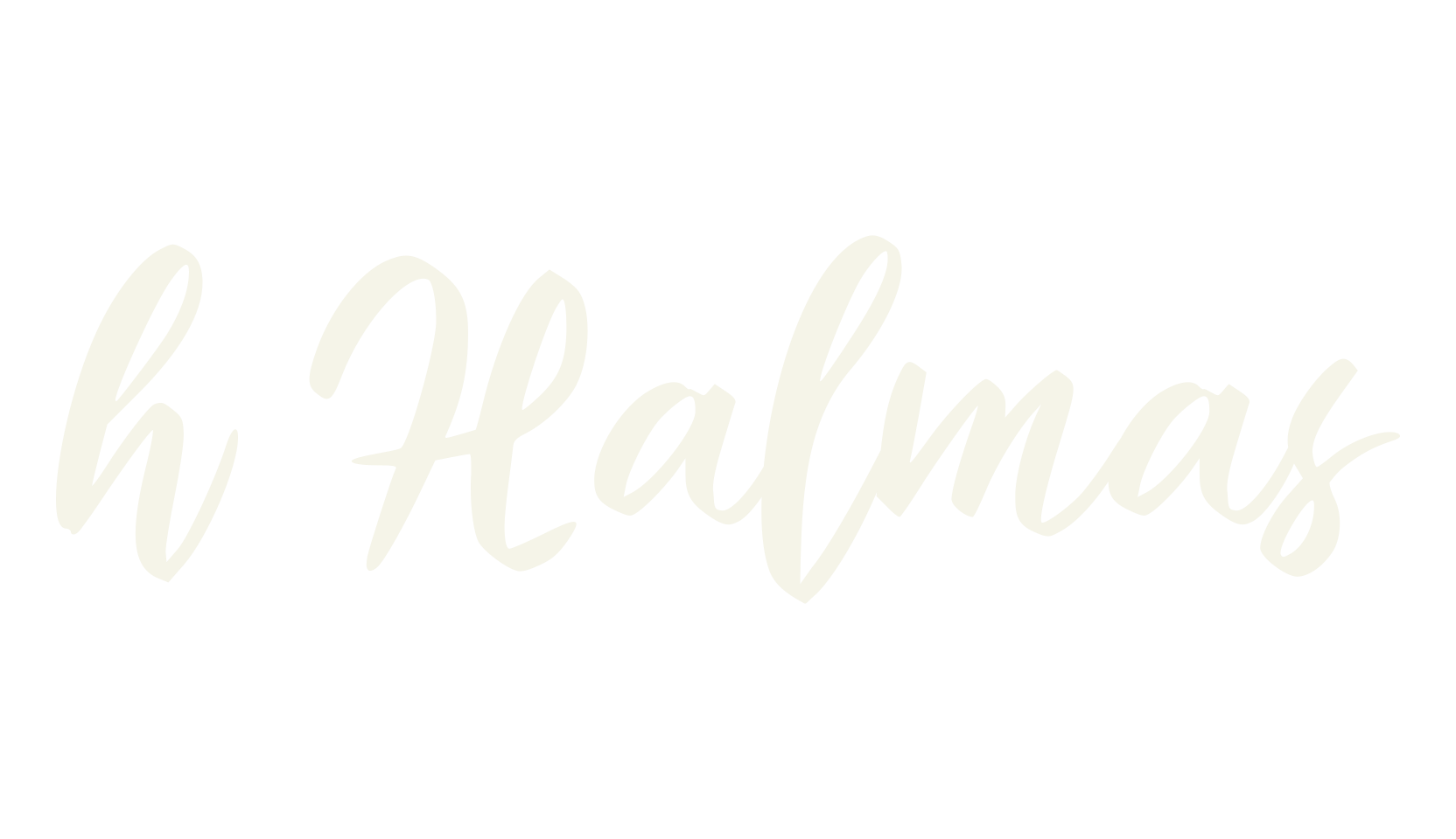 h Halmas, fashion script font preview