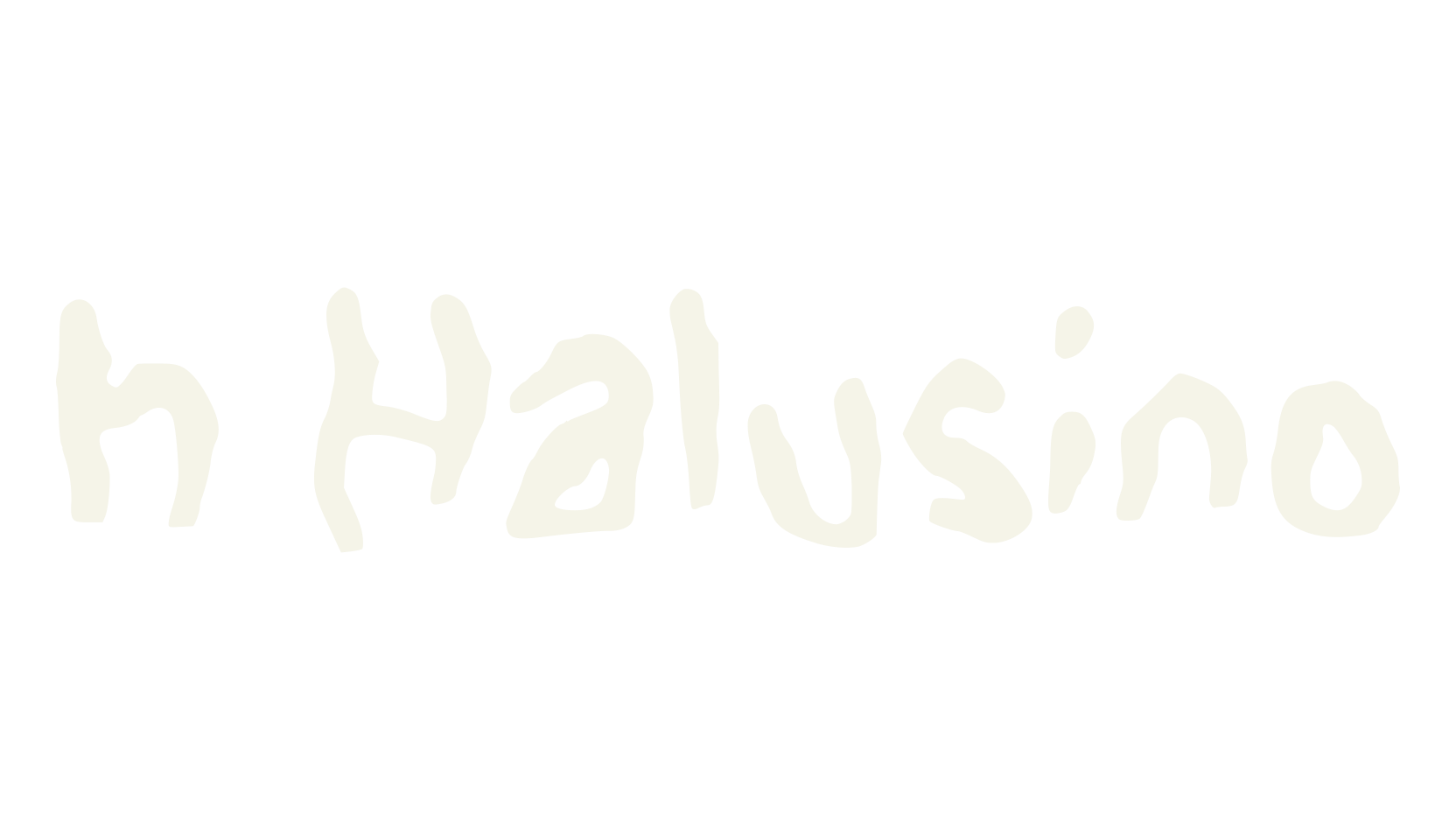 h Halusino, wavy font preview