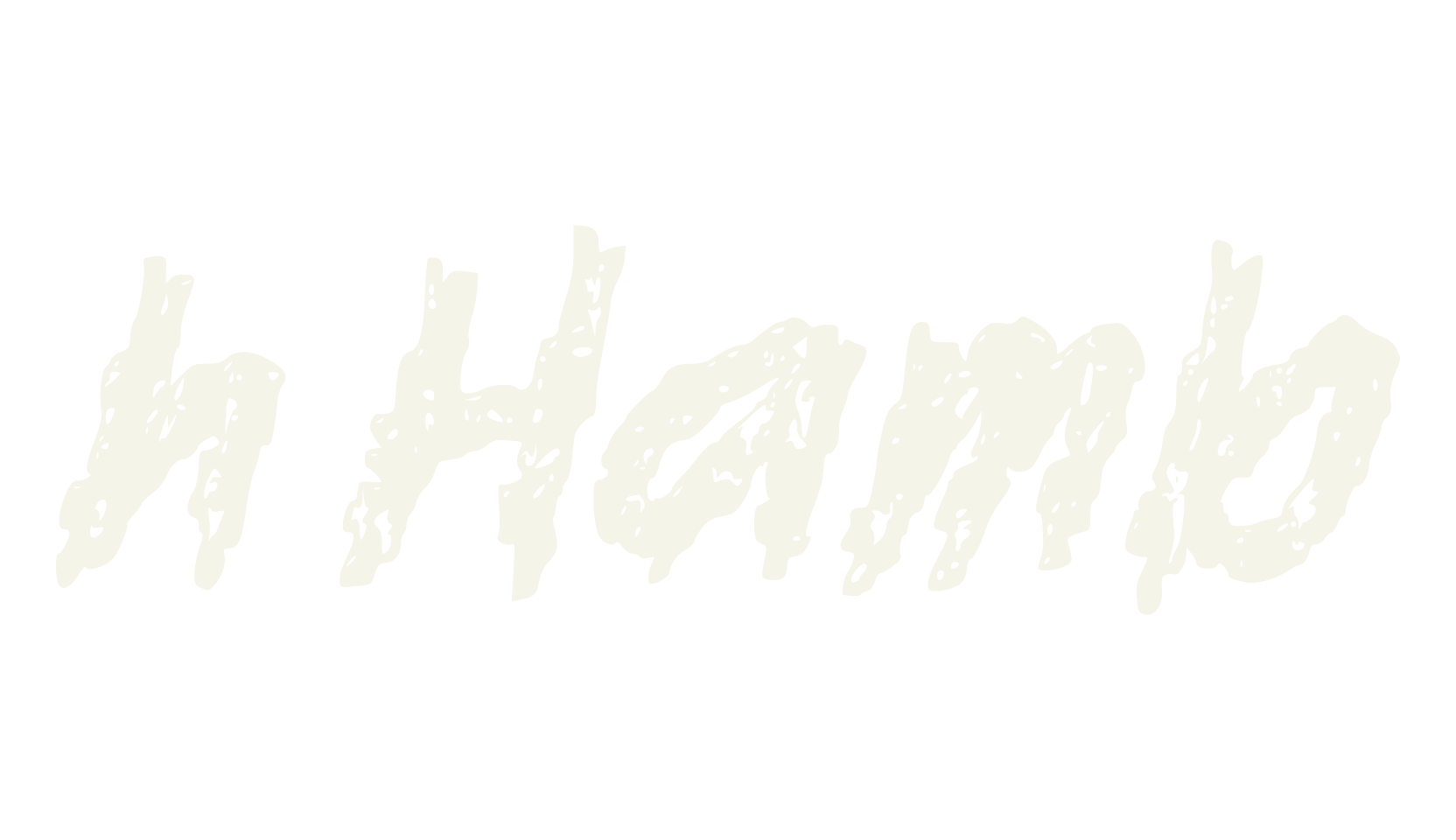h Hamb, cracked font preview