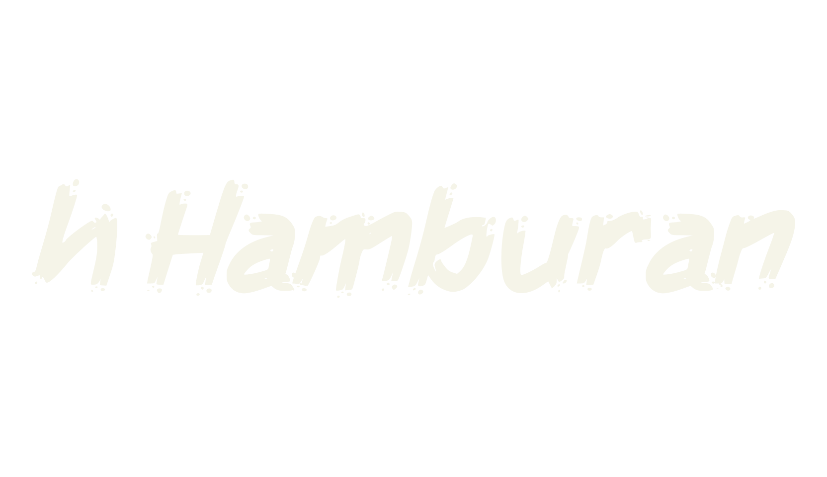 h Hamburan, fashion sign font preview