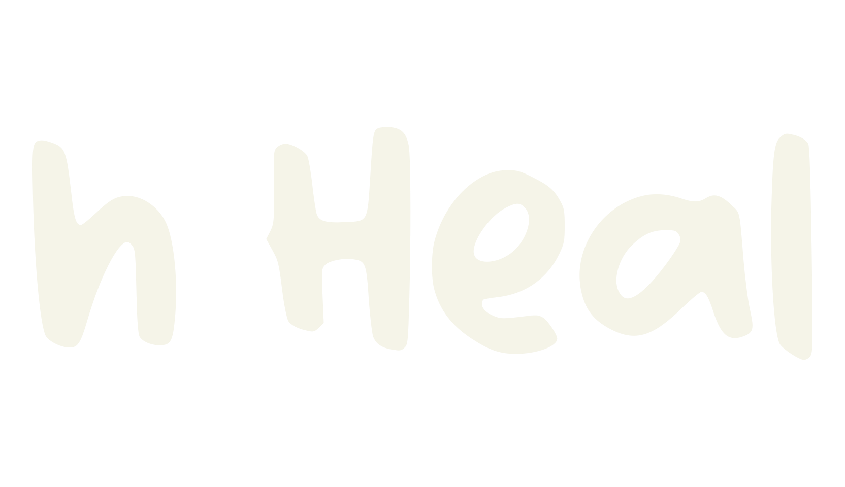 h Heal, cartoon font preview