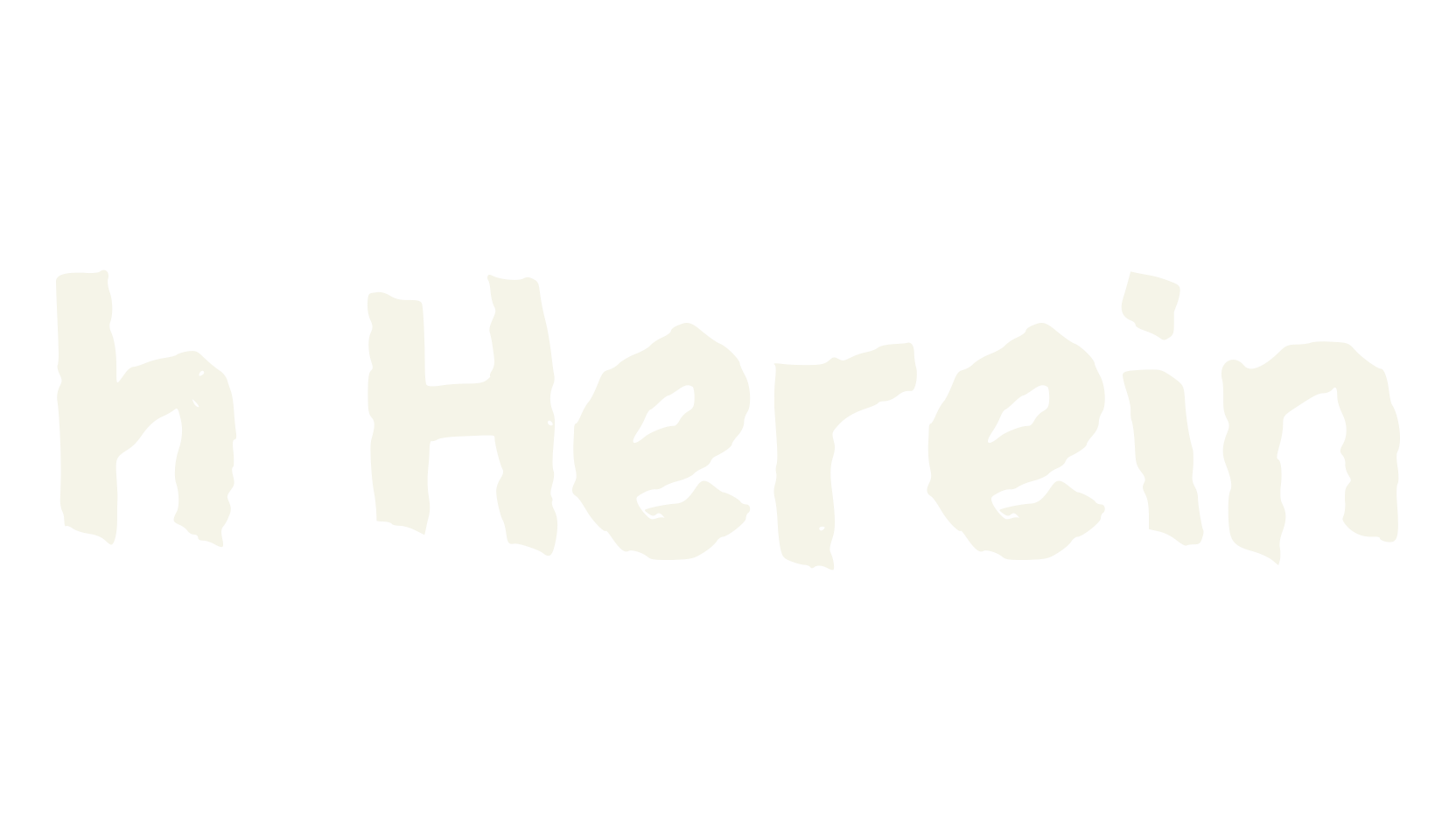 h Herein, handwritten font preview