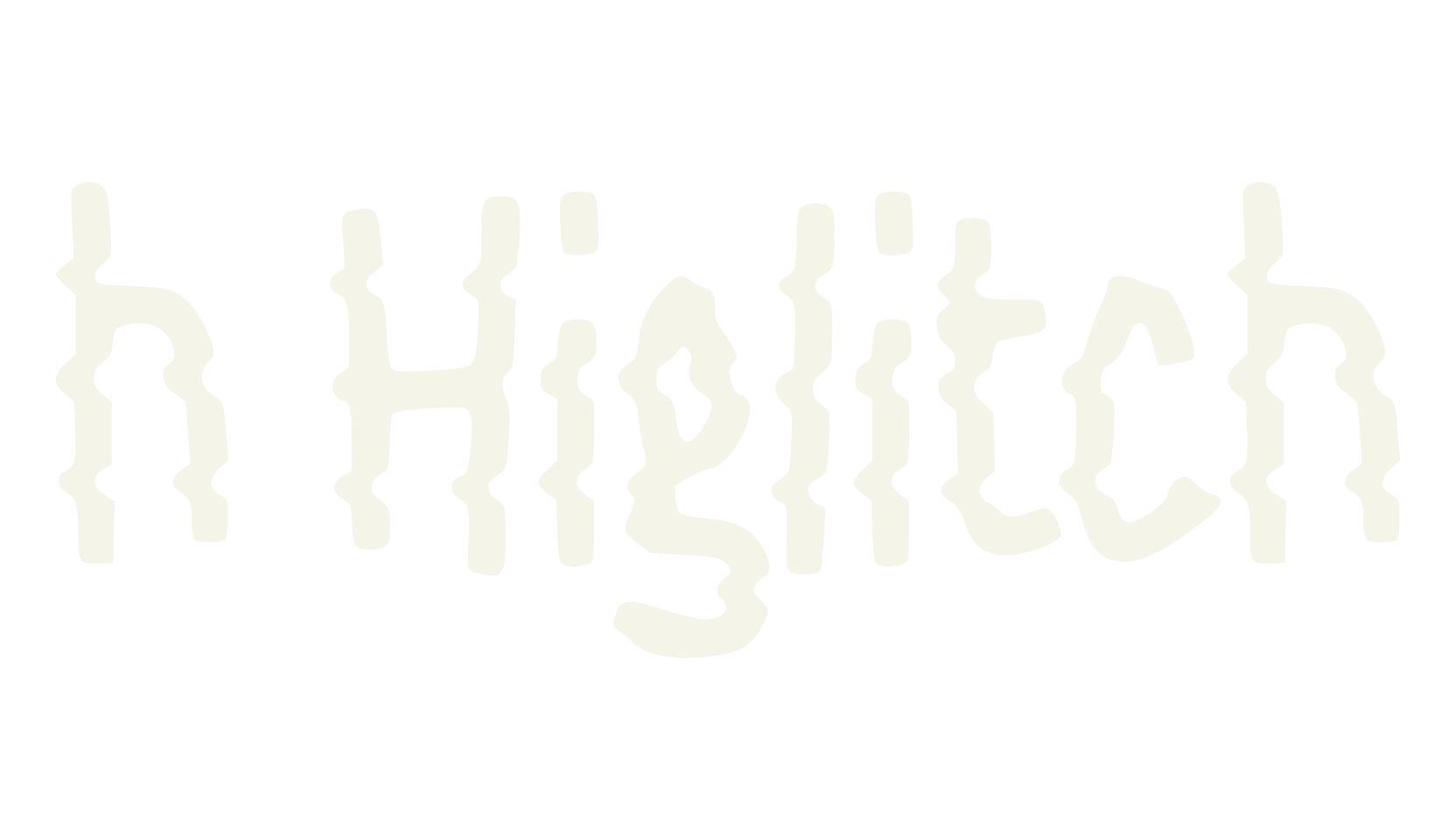 h Higlitch, display market font preview